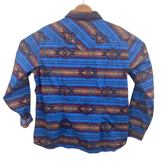 Panhandle Rough Stock Button Snap Shirt Women's XL Western Pearl Snap Rodeo‎ - Picture 3 of 6